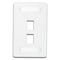 Siemon 2-PORT FLUSH MOUNT UNLOADED, 1 GANG 10G MAX SERIES, WHITE 10GMX-FPS02-02 - alternate 2